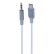 کابل تبدیل Type-C به AUX ارلدام ET-AUX76C طول 1 متر