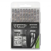 ست مته آهن 10 عددی ویدو WD71011050086 سایز 86*5 میلی متر