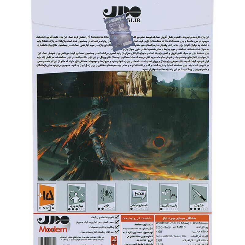 بازی Ashen 2DVD5 مدرن مناسب برای PC