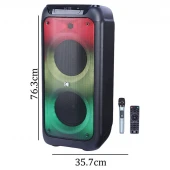 اسپیکر چمدانی بلوتوثی کداک PRPS-1762 + میکروفون و ریموت کنترل