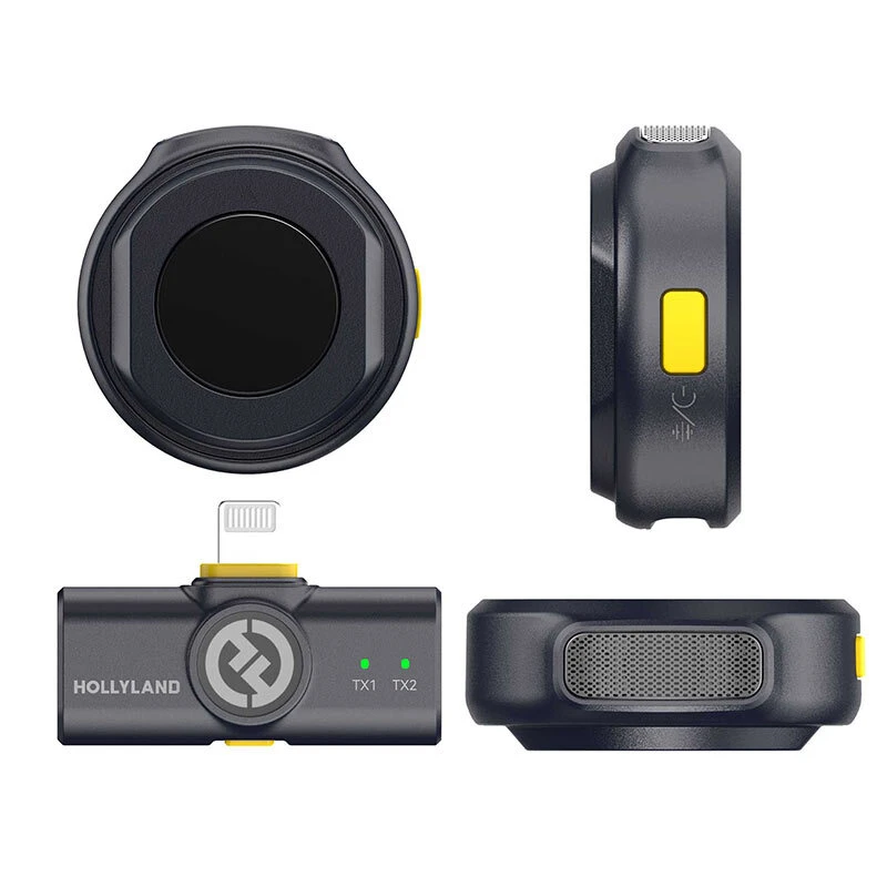 میکروفون یقه ای بی سیم دوتایی هالی لند Lark M2 Combo Type-C / Lightning