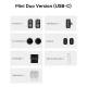 میکروفون یقه ای بی سیم دوتایی هالی لند Lark A1 Mini Duo Type-C