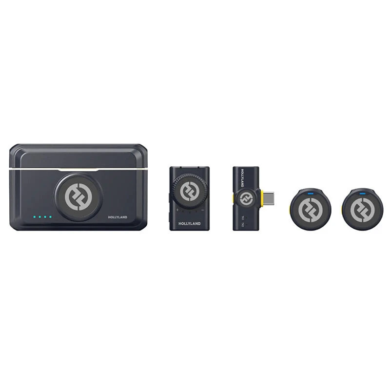 میکروفون یقه ای بی سیم دوتایی هالی لند Lark M2 Mini Combo Type-C