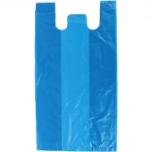 نایلون دسته دار شفاف آبی سایز 65*55 سانتی متر بسته 1 کیلویی