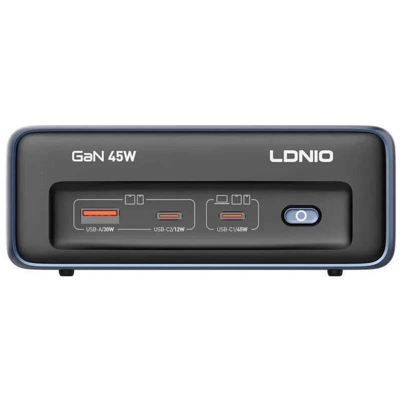 چند راهی 2 خانه الدینیو SC1 با کابل 2 متری + شارژر USB و Type-C