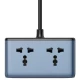 چند راهی 2 خانه الدینیو SC1 با کابل 2 متری + شارژر USB و Type-C