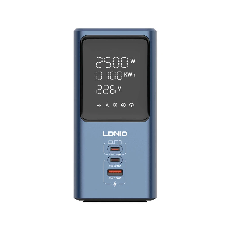 چند راهی 4 خانه الدینیو SC2 با کابل 2 متری + شارژر USB و Type-C