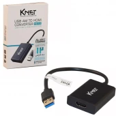 تبدیل USB به HDMI کی نت K-HA10