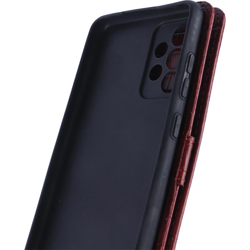 کیف چرمی پوست ماری مگنتی سامسونگ Galaxy A52 / A52s محافظ لنزدار