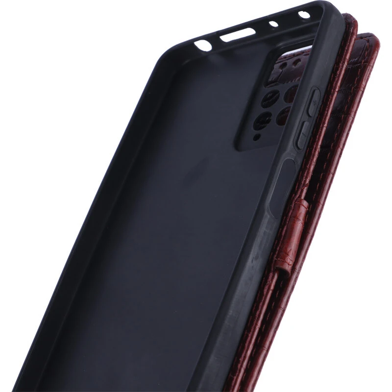 کیف چرمی پوست ماری مگنتی شیائومی Redmi Note 12 Pro 4G محافظ لنزدار