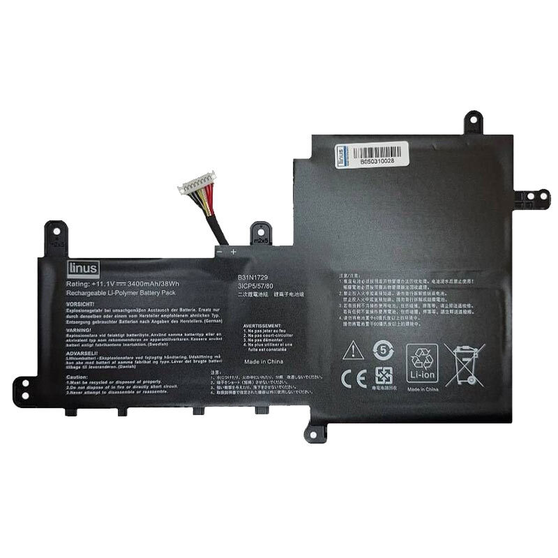 قیمت و خرید باتری لپ تاپ ایسوس X530 / S530 / B31N1729 3Cell