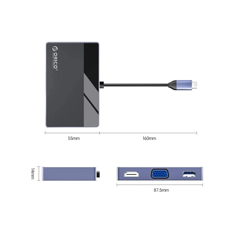 هاب 7 پورت Type-C اوریکو DM-7TS