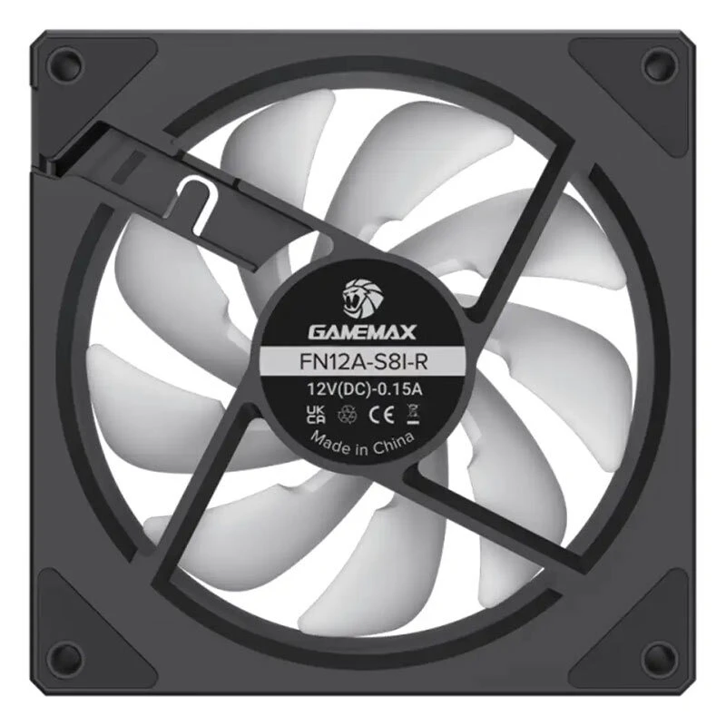 فن کیس گیم مکس FN12A-S8I-R سایز 120 میلی متری