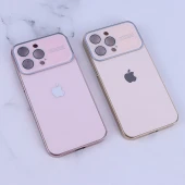 قاب پشت گلسی لیزری AG-GLASS آیفون iPhone 15 Pro Max محافظ لنزدار شیشه ای