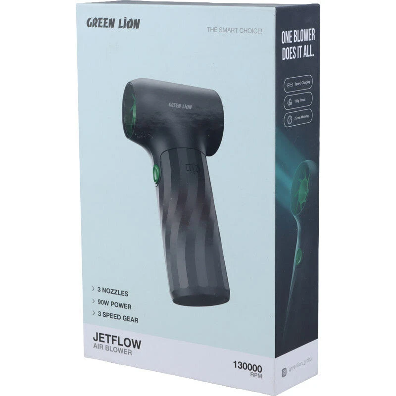 جت فن شارژی 90 وات گرین لاین JETFLOW GB-246X GNJETFLBLBK