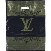 نایلون دسته دار دسته تقویتی طرح Louis Vuitton سایز 50*40 سانتی متر بسته 1 کیلویی