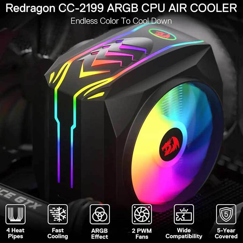 خنک کننده پردازنده ردراگون CC-2199 ARGB