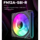 فن کیس گیم مکس FN12A-S8I-R سایز 120 میلی متری
