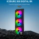 خنک کننده مایع پردازنده گیم مکس IceBurg 360 Digital BK