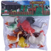 اسباب بازی باغ وحش پرندگان اهلی My Farm کد 201096 بسته 7 عددی