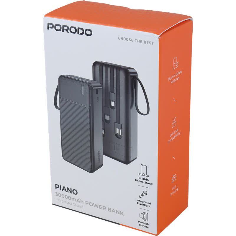 پاوربانک فست شارژ پرودو Piano PBJ35 10.5W ظرفیت 30000 میلی آمپر ساعت