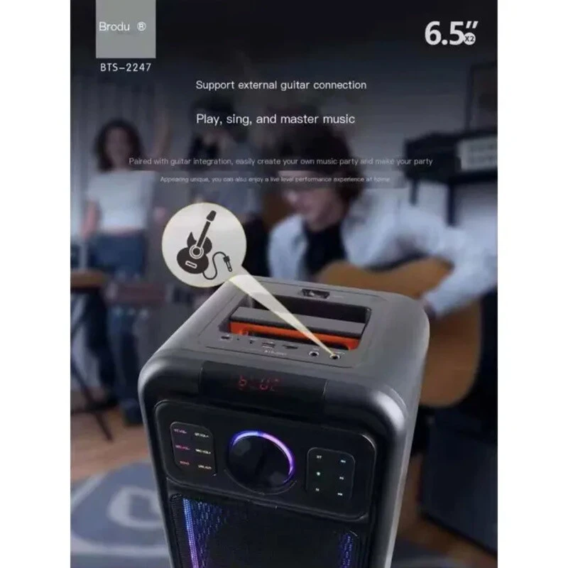 اسپیکر بلوتوثی برودو BTS-2247 + میکروفون