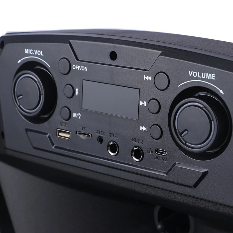 اسپیکر چمدانی بلوتوثی ایکس بیس ABS-15103 + میکروفون و ریموت کنترل