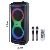 اسپیکر چمدانی بلوتوثی برودو BTS-1995 + میکروفون و ریموت کنترل