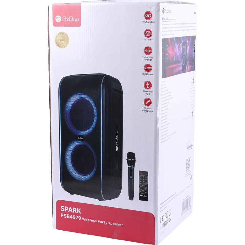 اسپیکر بلوتوثی پرووان Spark PSB4979 + میکروفون و ریموت کنترل