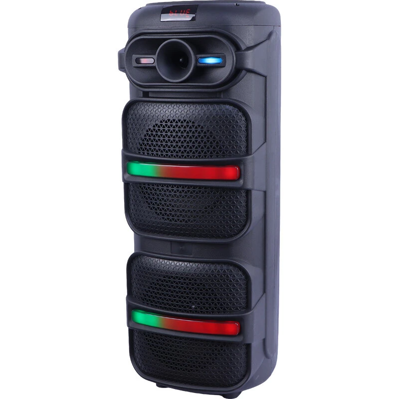 اسپیکر چمدانی بلوتوثی ایکس بیس ABS-8201 + میکروفون و ریموت کنترل