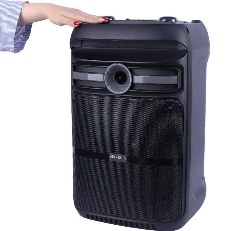 اسپیکر چمدانی بلوتوثی ایکس بیس ABS-12102 + میکروفون و ریموت کنترل
