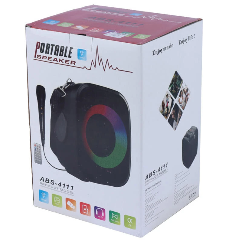 اسپیکر بلوتوثی ABS-4111 + میکروفون و ریموت کنترل