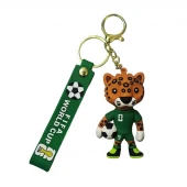 جاکلیدی سیلیکونی طرح FIFA World Cup Mascot + بند آویز کد 2