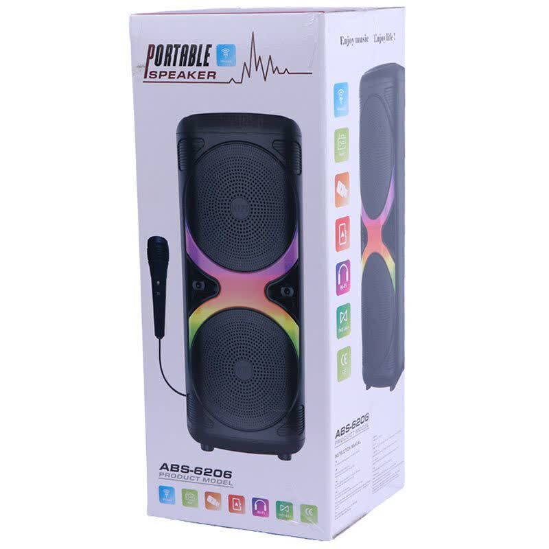 اسپیکر بلوتوثی ABS-6206 + میکروفون