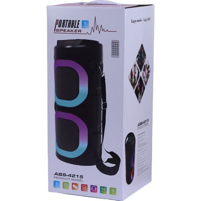 اسپیکر بلوتوثی ABS-4215 + میکروفون و ریموت کنترل