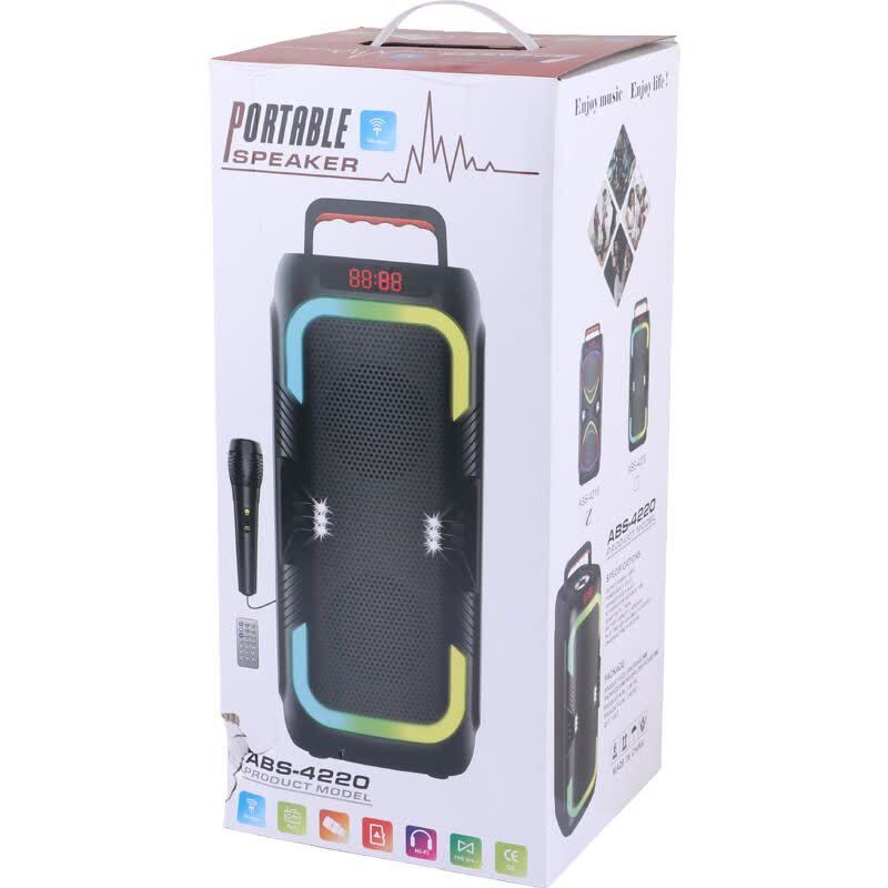 اسپیکر بلوتوثی ABS-4219 + میکروفون و ریموت کنترل