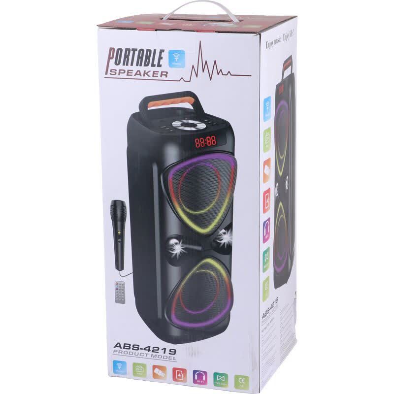 اسپیکر بلوتوثی ABS-4219 + میکروفون و ریموت کنترل