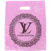 نایلون دسته دار طرح Louis Vuitton سایز 35*25 سانتی متر بسته 1 کیلویی کد 1