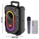 اسپیکر بلوتوثی ABS-10102 + میکروفون و ریموت کنترل