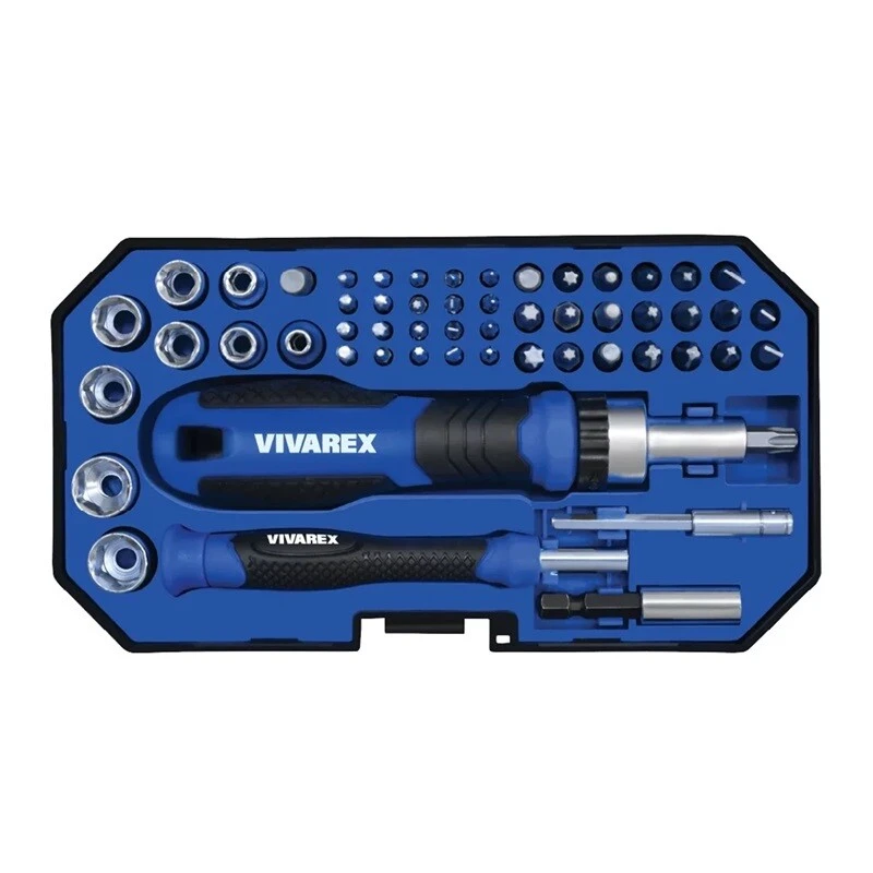 ست سری پیچ گوشتی و بکس 55 عددی ویوارکس VR5565-SD