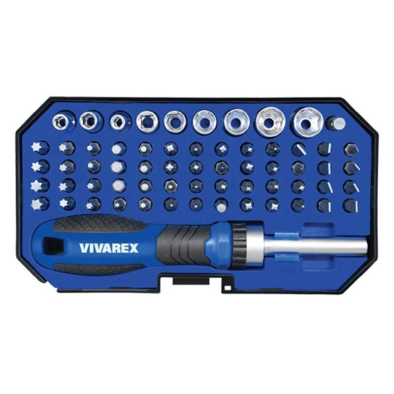 ست پیچ گوشتی و سری بکس 63 عددی ویوارکس VR6365-SD