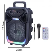 اسپیکر بلوتوثی ABS-8105 + میکروفون و ریموت کنترل