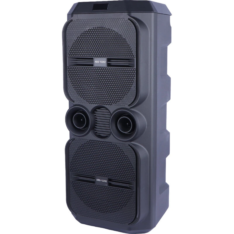 اسپیکر چمدانی بلوتوثی ایکس بیس ABS-12202 + میکروفون و ریموت کنترل