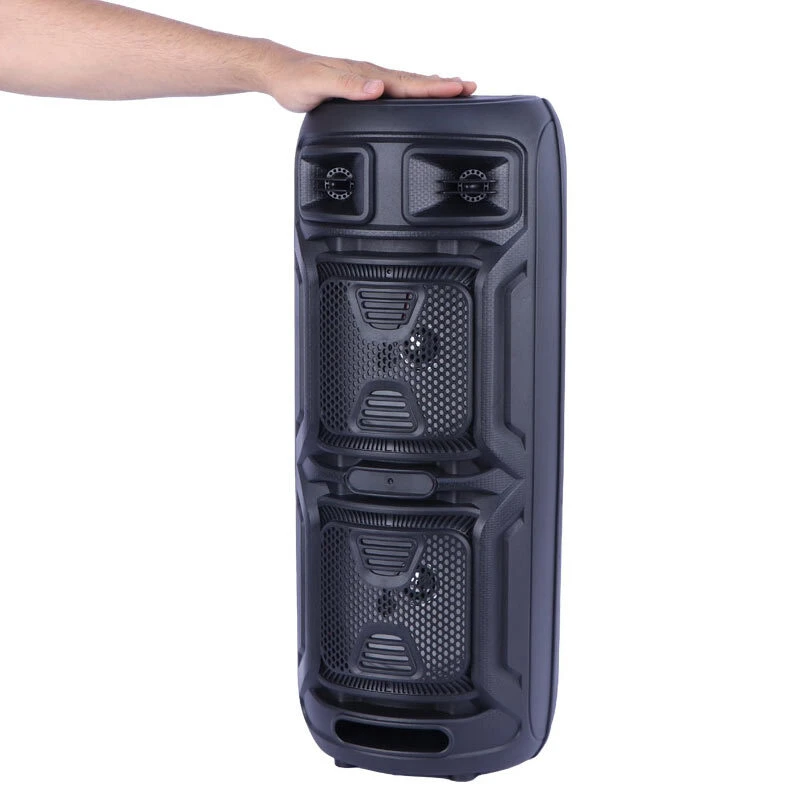 اسپیکر بلوتوثی ایکس بیس ABS-8208 + میکروفون و ریموت کنترل