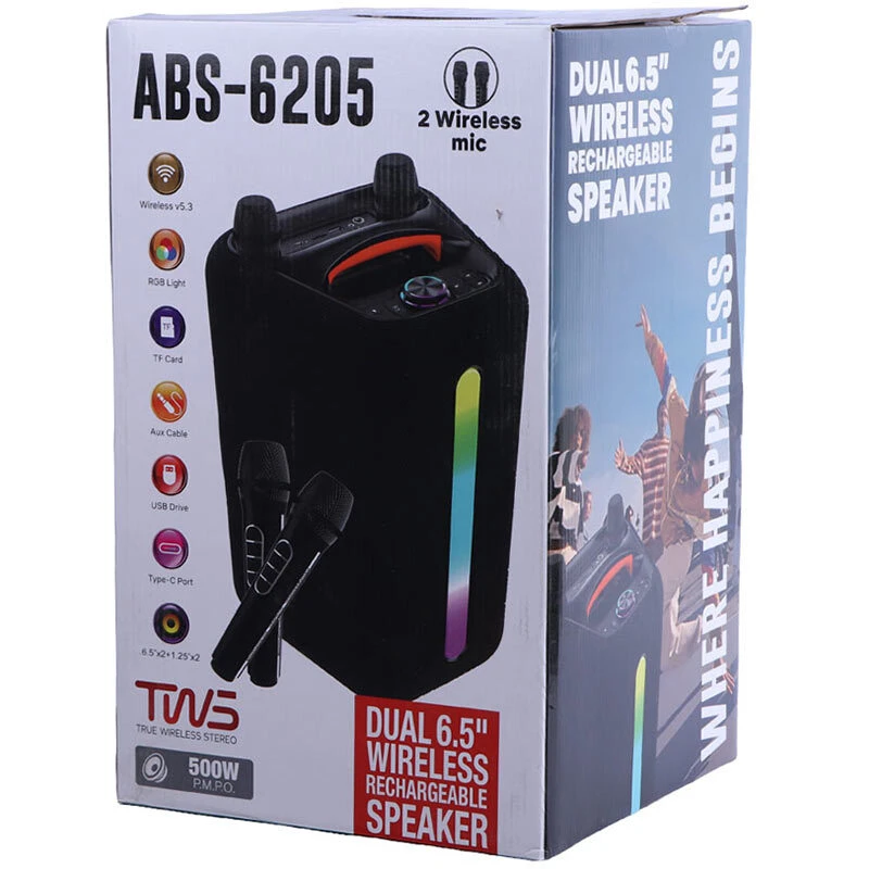 اسپیکر بلوتوثی ABS-6205 + میکروفون