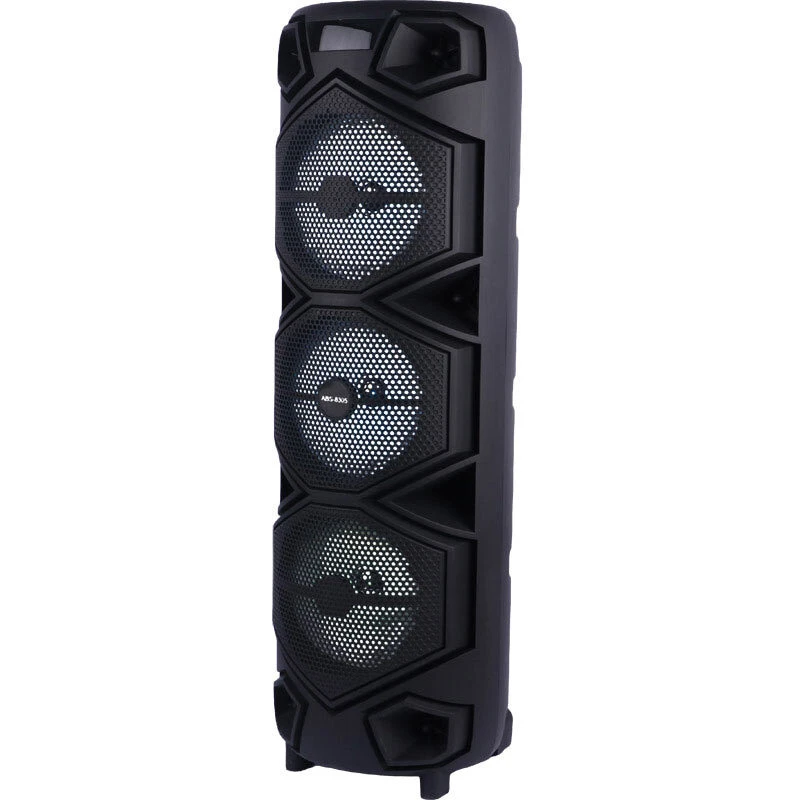 اسپیکر چمدانی بلوتوثی ایکس بیس ABS-8305 + میکروفون و ریموت کنترل