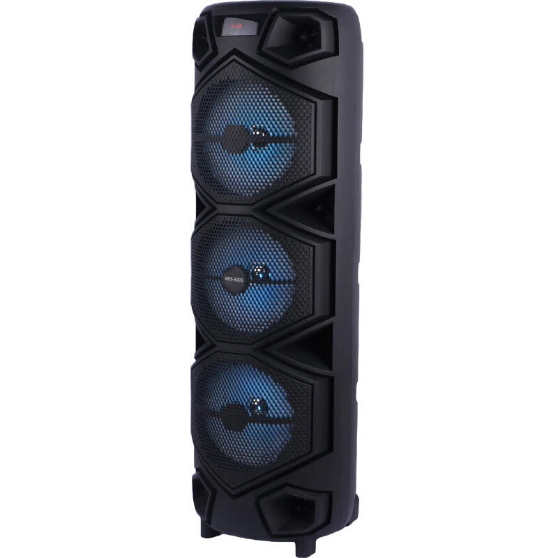 اسپیکر چمدانی بلوتوثی ایکس بیس ABS-8305 + میکروفون و ریموت کنترل