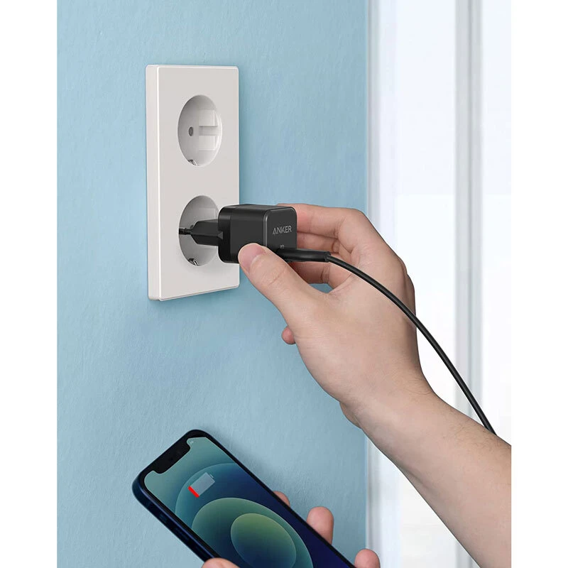 شارژر دیواری 20 وات انکر PowerPort III A2149 EU PD 3A
