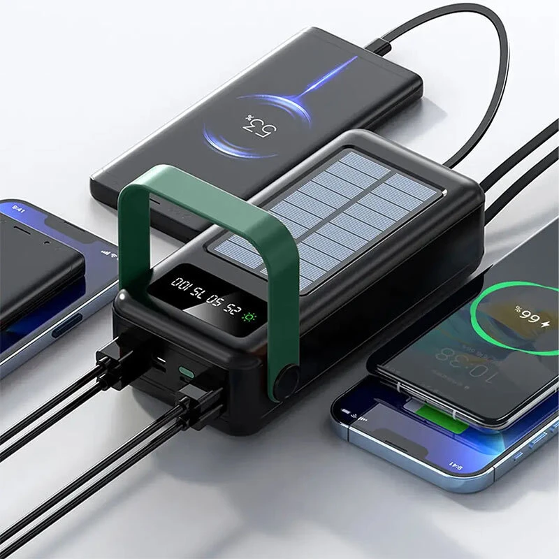 پاور بانک خورشیدی گرین لاین Solar Max 10.5W ظرفیت 80000 میلی آمپر ساعت