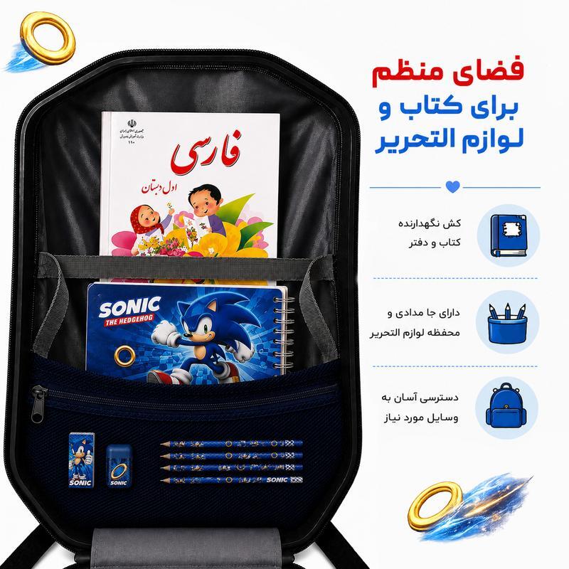کوله پشتی مارینوکس مارول MS1050 طرح سونیک